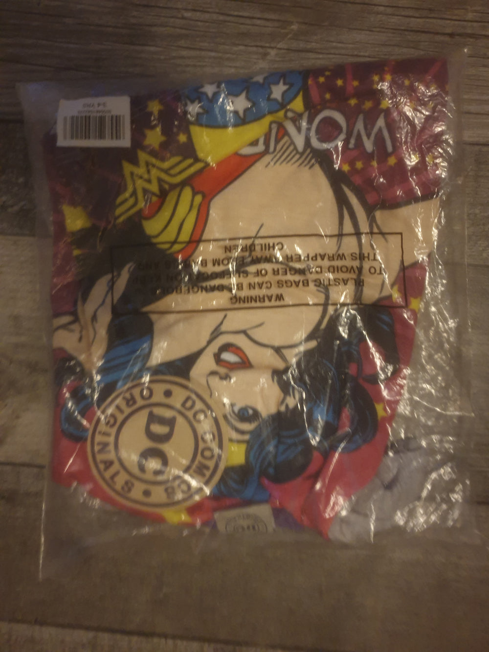 Wonder Woman Pyjamas Size 3/4