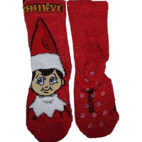 Elf On The Shelf Slipper Socks Sized 3-5