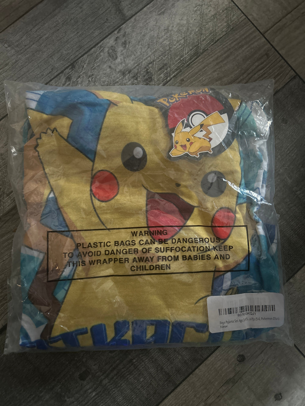 Pokémon long sleeve pyjamas 5-6