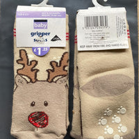 Baby Reindeer Gripper Socks