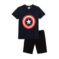 
              Captain America Mens Short Pyjamas
            