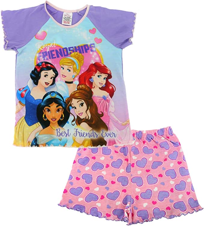 Disney Princess Short Pyjamas 6pcs