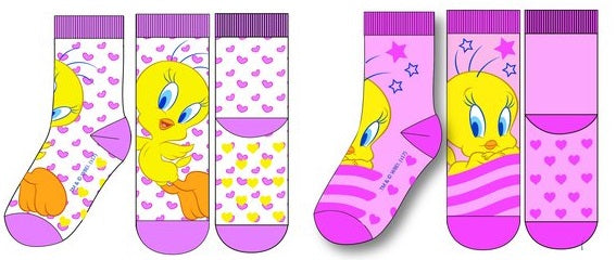 Tweety Gripper Socks 4pcs