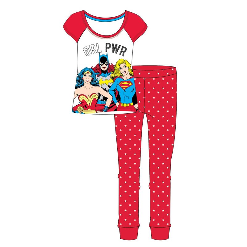 DC Superheros Ladies Pyjamas